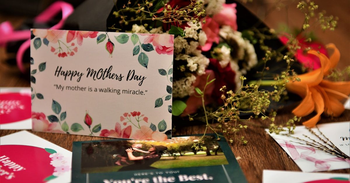 Poems for a Mother's Birthday or Mother's Day